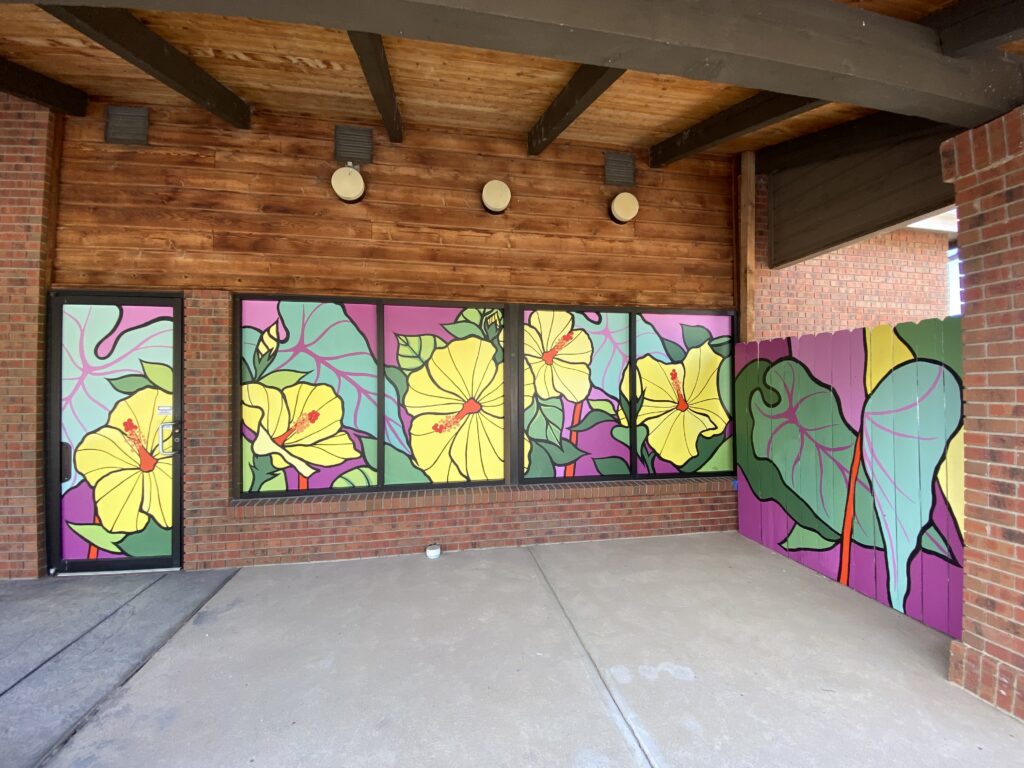 Hibiscus mural